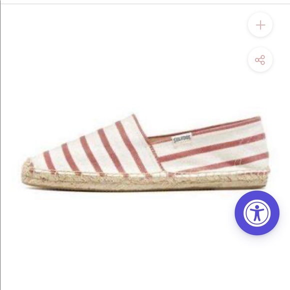 CLASSIC STRIPE ESPADRILLE IN RED AND WHITE SOLUDOS - Picture 4 of 10